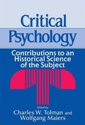 Cover: Critical Psychology - Cambridge University Press