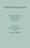 Cover: Daube on Roman Law - Robbins Collection