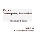 Cover: Ethics: Contemporary Perspectives - ATF Press