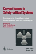 Cover: Current Issues in Safety-Critical Systems - Springer