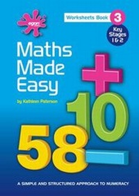 Enlarge image Cover: Maths Made Easy: Worksheets Bk. 3 - Egon Publishers Ltd