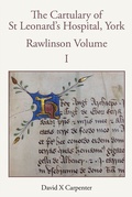 Cover: The Cartulary of St Leonard's Hospital, York - Yorkshire Archaeological Society
