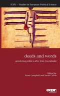 Cover: Deeds and Words - ECPR Press