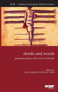 Enlarge image Cover: Deeds and Words - ECPR Press