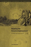 Cover: Reading the French Enlightenment - Cambridge University Press