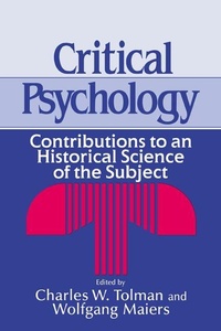 Enlarge image Cover: Critical Psychology - Cambridge University Press