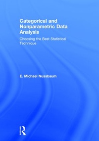Enlarge image Cover: Categorical and Nonparametric Data Analysis - Routledge