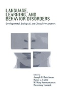 Cover: Language, Learning, and Behavior Disorders - Cambridge University Press