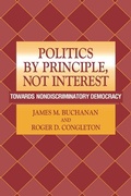 Cover: Politics by Principle, Not Interest - Cambridge University Press