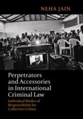 Cover: Perpetrators and Accessories in International Criminal Law - Hart Publishing
