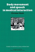 Cover: Body Movement and Speech in Medical Interaction - Cambridge University Press