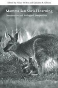 Cover: Mammalian Social Learning - Cambridge University Press