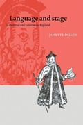 Cover: Language and Stage in Medieval and Renaissance England - Cambridge University Press