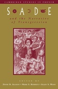 Cover: Sade and the Narrative of Transgression - Cambridge University Press