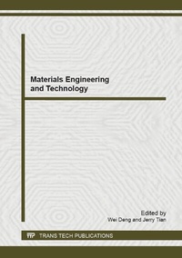 Enlarge image Cover: Materials Engineering and Technology - Trans Tech Publications Ltd