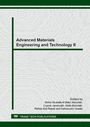 Cover: Advanced Materials Engineering and Technology II - Trans Tech Publications Ltd