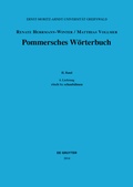 Cover: Pommersches W&ouml;rterbuch / r&ouml;sch bis schaub&aring;hnen - De Gruyter