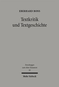 Abbildung von: Textkritik und Textgeschichte - Mohr Siebeck