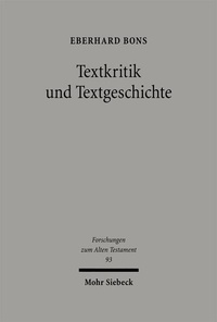 Abbildung von: Textkritik und Textgeschichte - Mohr Siebeck