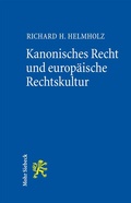 Cover: Kanonisches Recht und europ&auml;ische Rechtskultur - Mohr Siebeck