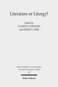 Abbildung von: Literature or Liturgy? - Mohr Siebeck