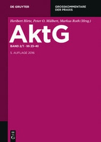 Enlarge image Cover: Aktiengesetz / §§ 23-40 - De Gruyter