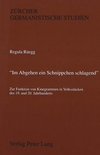 Abbildung von: «Im Abgehen ein Schnippchen schlagend» - Peter Lang Verlag