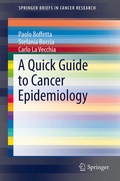 Cover: A Quick Guide to Cancer Epidemiology - Springer