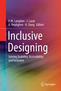 Cover: Inclusive Designing - Springer