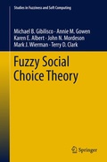 Cover: Fuzzy Social Choice Theory - Springer