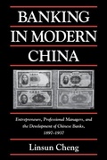 Cover: Banking in Modern China - Cambridge University Press