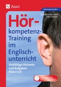 Cover: H&ouml;rkompetenz-Training im Englischunterricht 5-6 - Auer Verlag in der AAP Lehrerwelt GmbH