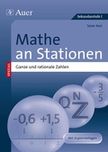 Cover: Mathe an Stationen Ganze und rationale Zahlen - Auer Verlag in der AAP Lehrerwelt GmbH