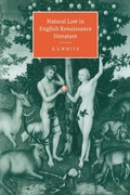 Cover: Natural Law in English Renaissance Literature - Cambridge University Press