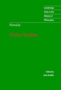Cover: Novalis: Fichte Studies - Cambridge University Press