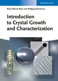 Cover: Introduction to Crystal Growth and Characterization - Wiley-VCH