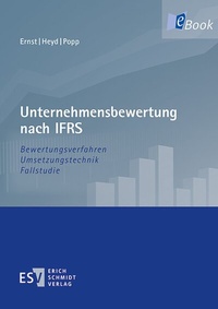 Abbildung von: Unternehmensbewertung nach IFRS - Erich Schmidt Verlag