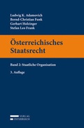 Cover: &Ouml;sterreichisches Staatsrecht - Verlag &Ouml;sterreich