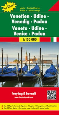 Abbildung von: Venetien - Udine - Venedig - Padua, Autokarte 1:150.000, Top 10 Tips - Freytag-Berndt und ARTARIA