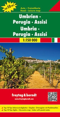Abbildung von: Umbrien - Perugia - Assisi, Autokarte 1:150.000, Top 10 Tips - Freytag-Berndt und ARTARIA