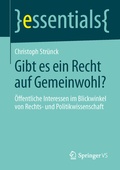 Cover: Gibt es ein Recht auf Gemeinwohl? - Springer VS