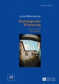 Cover: Poetologie der Erinnerung - Peter Lang Verlag