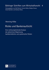 Abbildung von: Risiko und Bankenaufsicht - Peter Lang Verlag