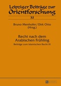 Cover: Recht nach dem Arabischen Fr&uuml;hling - Peter Lang Verlag