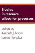 Cover: Studies in Resource Allocation Processes - Cambridge University Press
