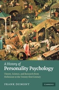 Cover: A History of Personality Psychology - Cambridge University Press
