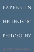 Cover: Papers in Hellenistic Philosophy - Cambridge University Press