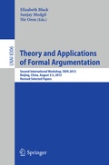 Cover: Theory and Applications of Formal Argumentation - Springer