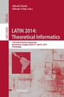 Cover: LATIN 2014: Theoretical Informatics - Springer