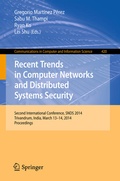 Cover: Recent Trends in Computer Networks and Distributed Systems Security - Springer